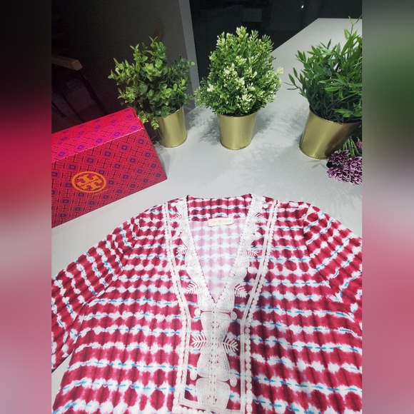 TORY BURCH Superbe et impeccable haut à manches longues avec broderies - Picture 4 of 8